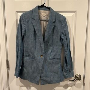 LOFT Chambray Blazer